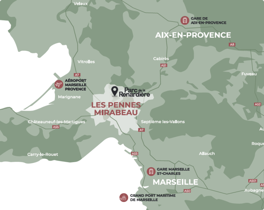 Groupe BMG, Les Pennes Mirabeau, Le Parc de la Renardière, programme immobilier, Marseille, locaux d'activités