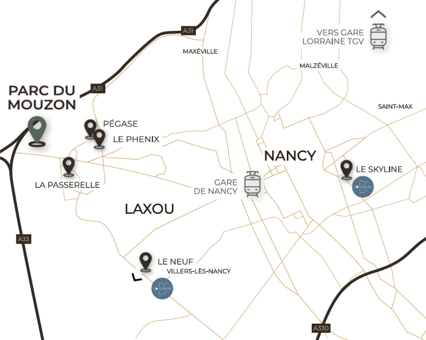 Groupe BMG, Parc du Mouzon, Laxou, programme immobilier, locaux d'activités