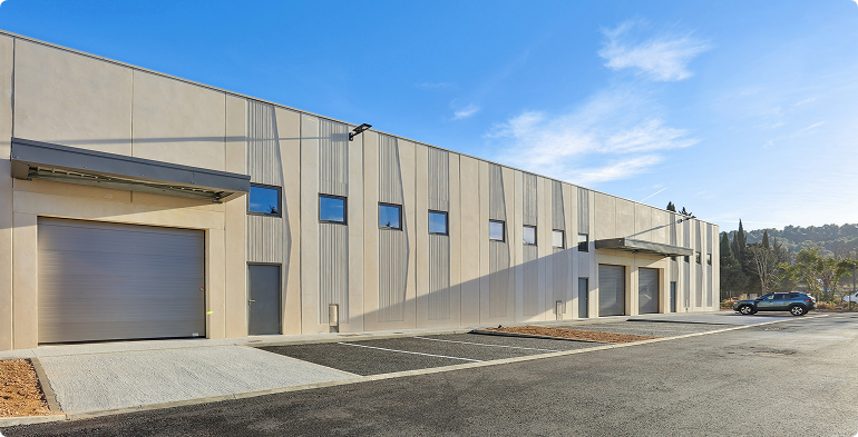 BMG Foncière, Parc de la Renardière, Les Pennes-Mirabeau 13, locaux d’activités, immobilier d’entreprise, construction