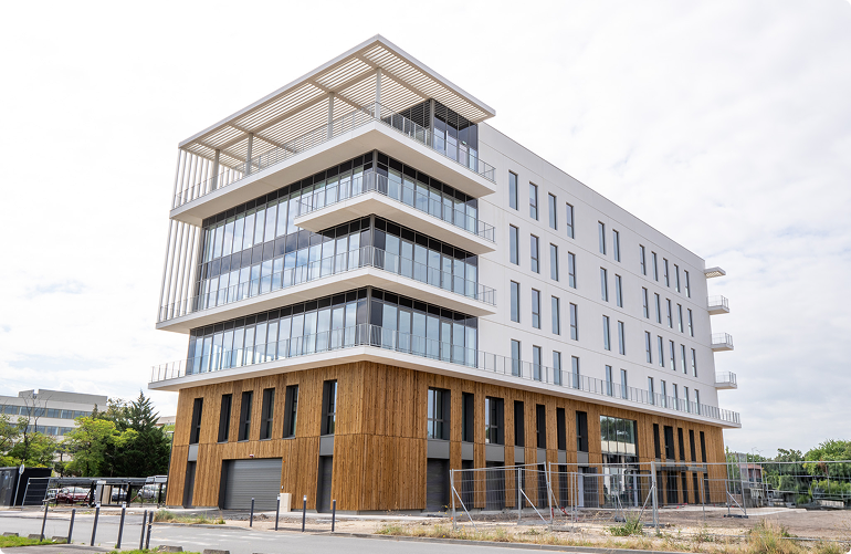 Vue en perspective du batiment le SPI à Mérignac - Groupe FSDV