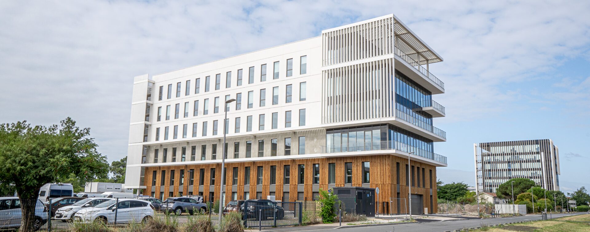 Vue en perspective du batiment le SPI à Mérignac - groupe FSDV