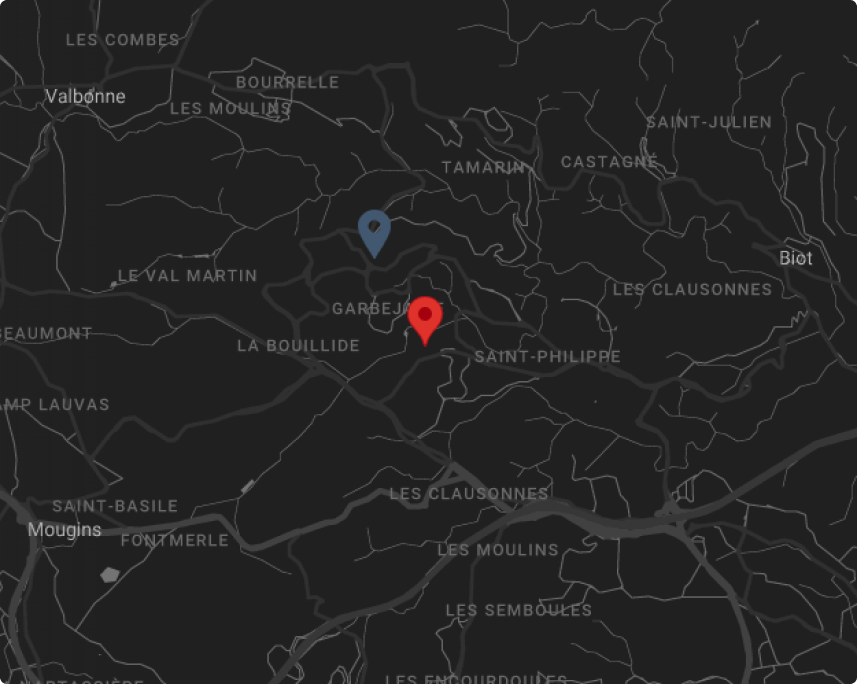 Carte Localisation Bâtiment Les Lucioles - Groupe BMG