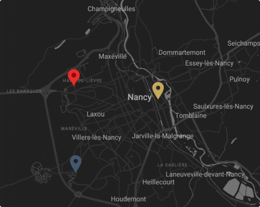 Carte Localisation Batiment Pégase - Groupe BMG